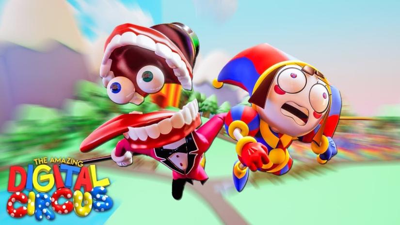 İnanılmaz Dijital Sirk Arkaplan